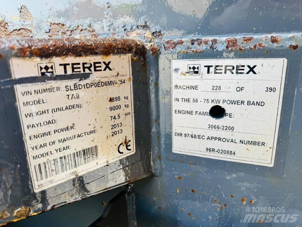 Terex TA9 Wozidła kolebkowe