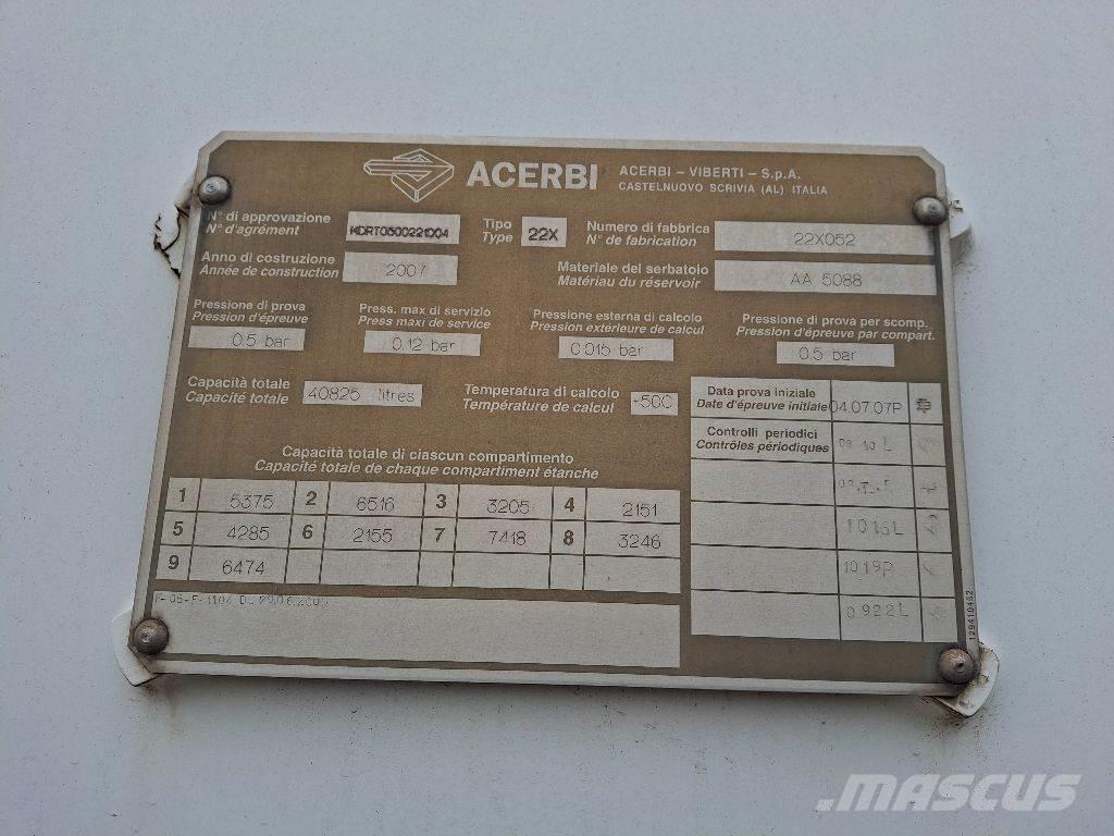 Acerbi ASO64003SP Naczepy cysterna