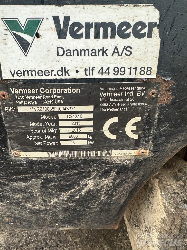 Vermeer D24x40II Wiertnice horyzontalne