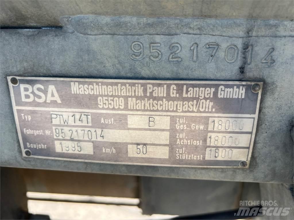 BSA PTW 14 T Cysterny do szlamu