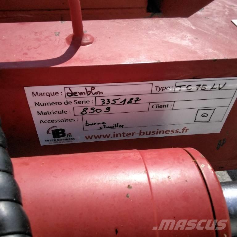 Demblon TC 75 LV Pługi obrotowe