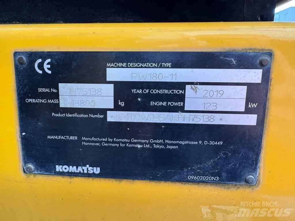 Komatsu PW180-11 Koparki kołowe
