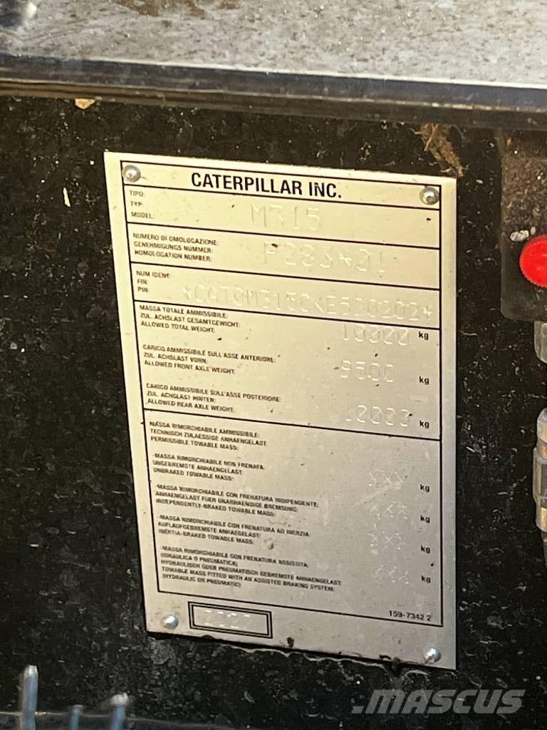 CAT M 315 Koparki kołowe