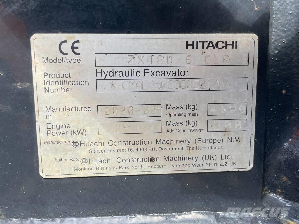 Hitachi ZX 48 U-6 Minikoparki