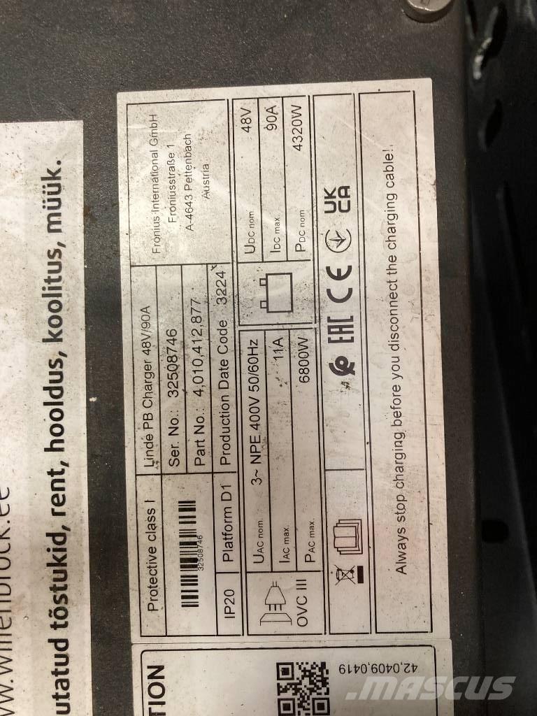 Linde R 14 Wózki widłowe wysokiego składowania