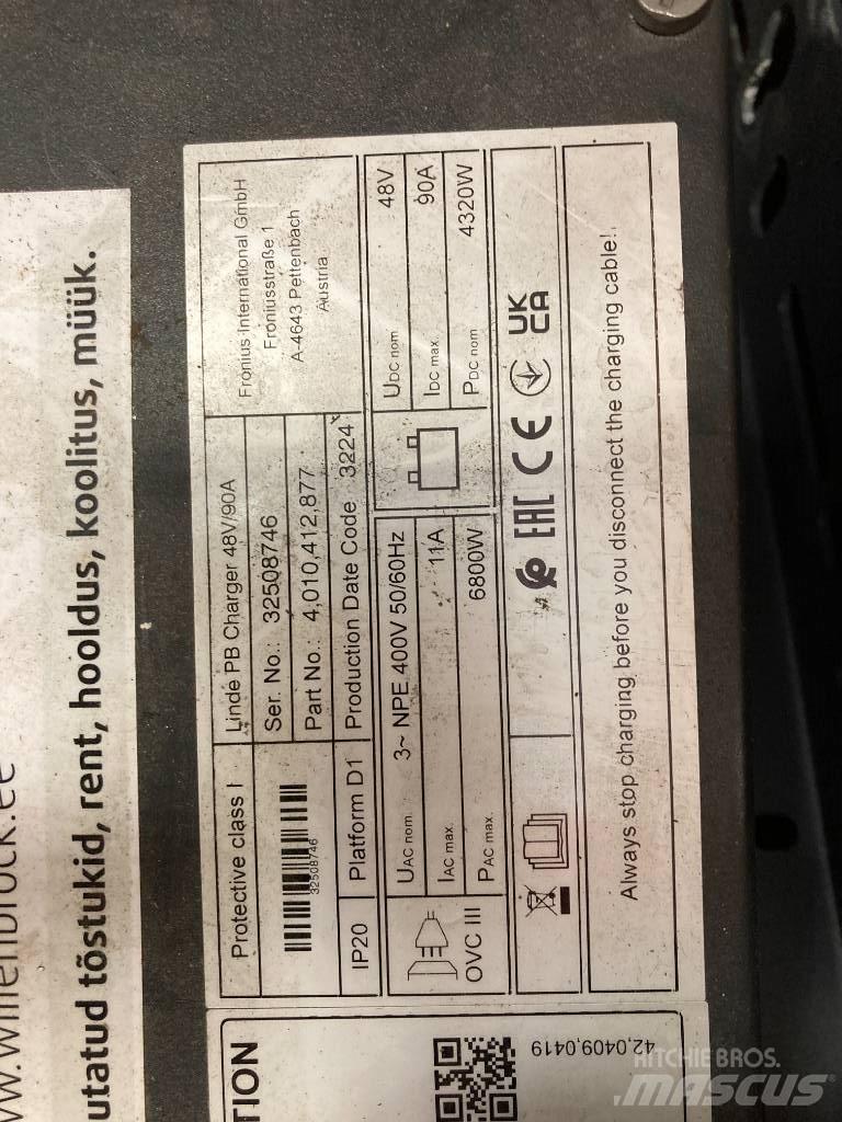 Linde R14/1120 Wózki widłowe wysokiego składowania