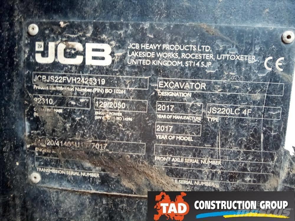 JCB JS 220 LC Koparki gąsienicowe