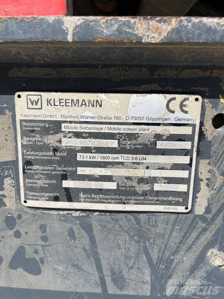 Kleemann MSS 702 Evo Przesiewacze