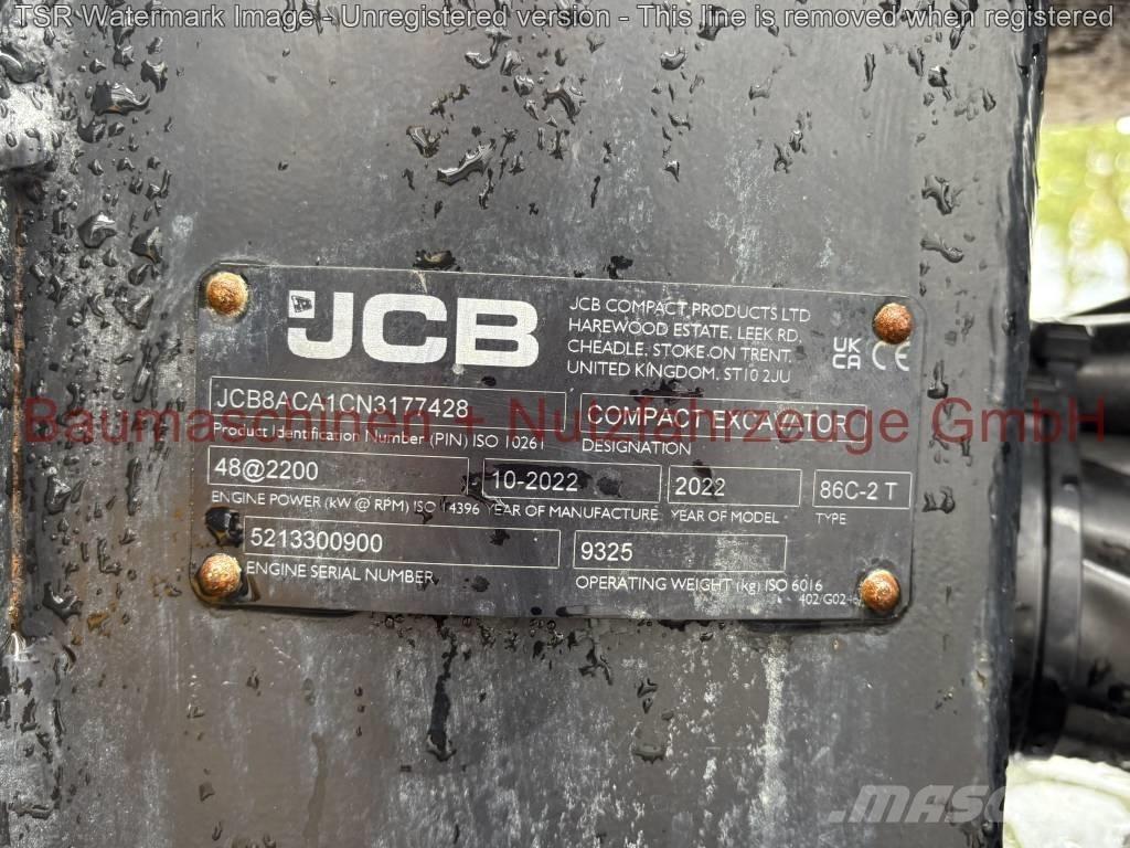 JCB 86C-2 TAB -Demo- Midikoparki  7t - 12t