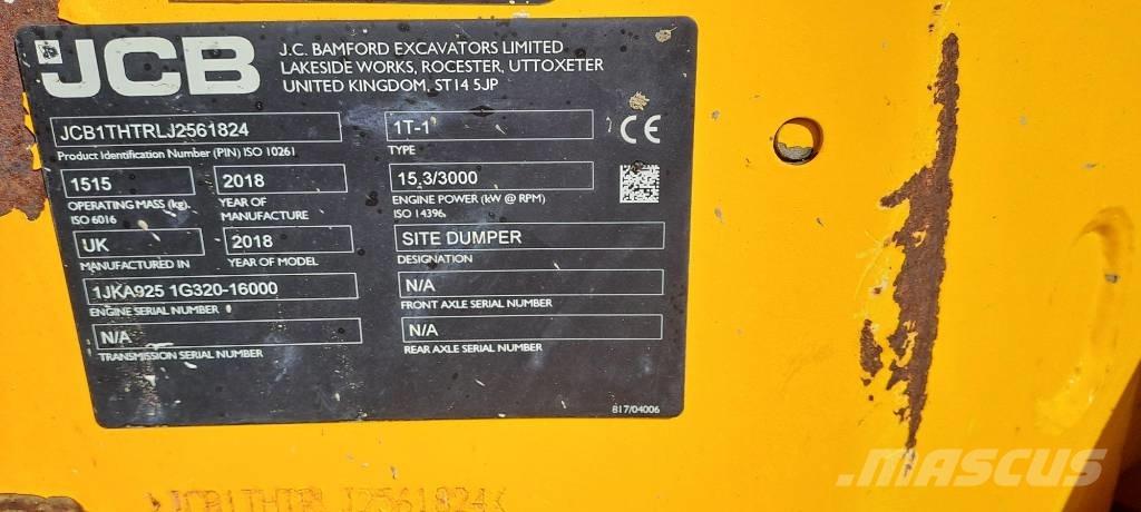 JCB 1 T Wozidła kolebkowe