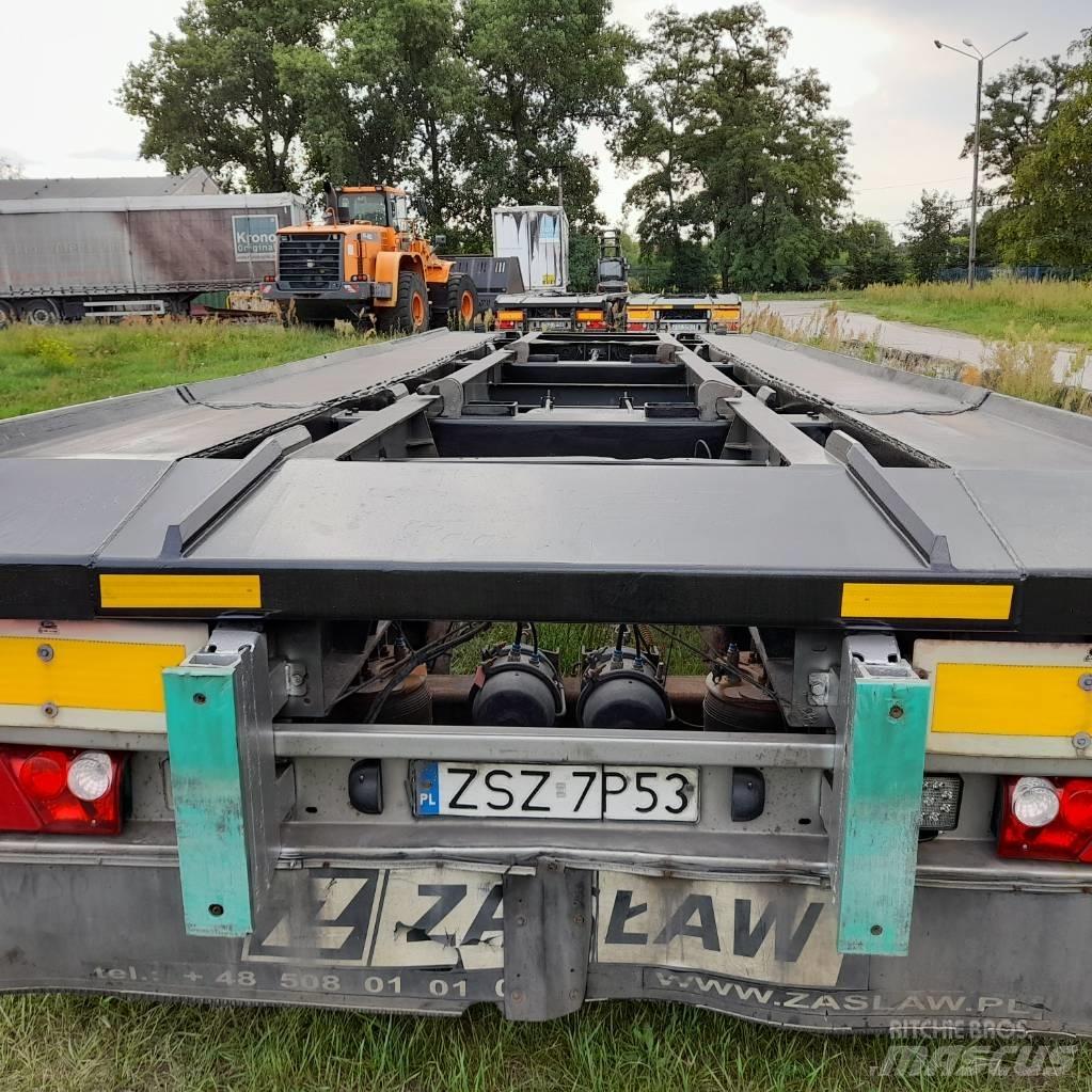 Zaslaw D-659-K2-BNB Przyczepy do transportu kontenerów