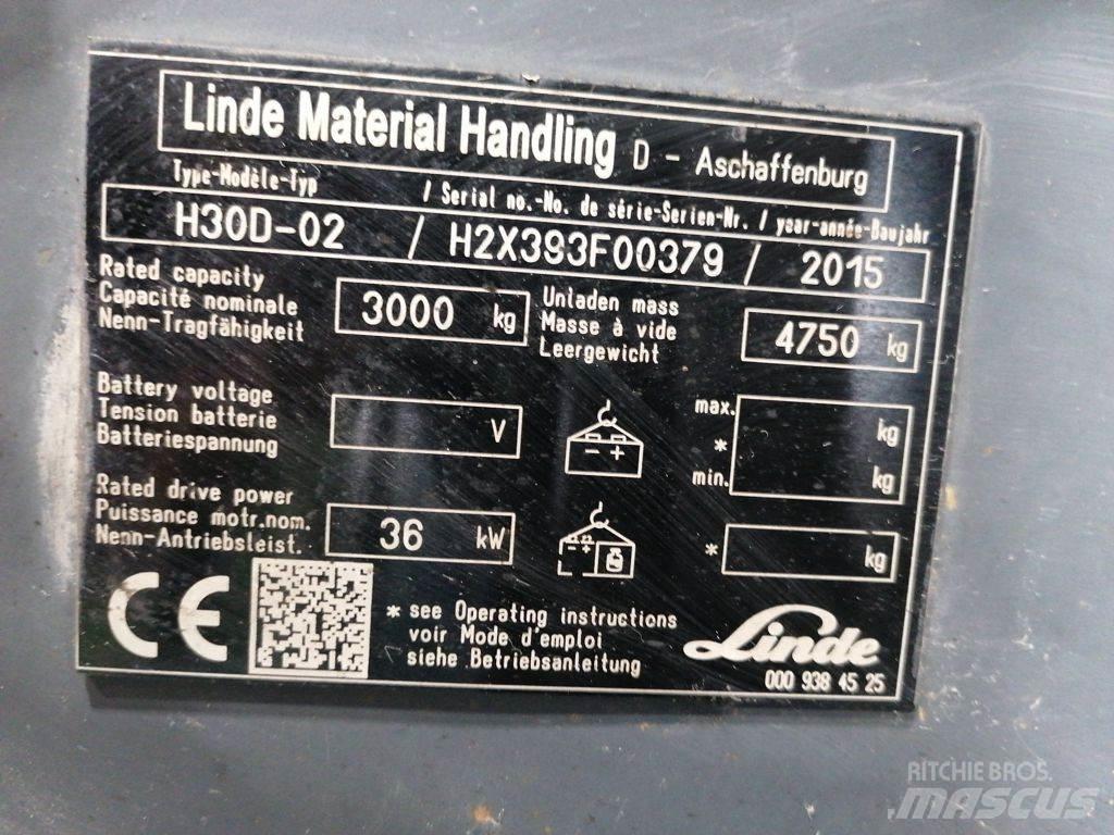 Linde H30D-02 Wózki Diesla