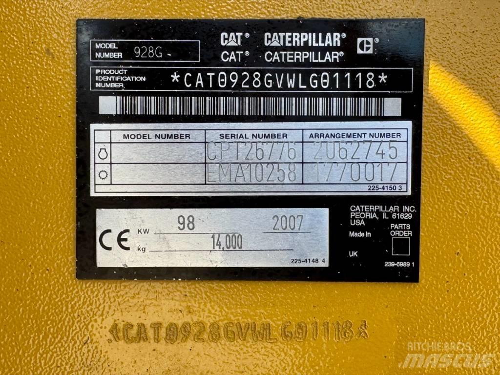 CAT 928 G z Ładowarki kołowe