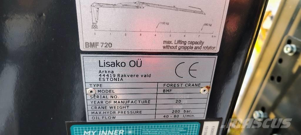 BMF BMF 720 11T1 PRO Przyczepy leśne