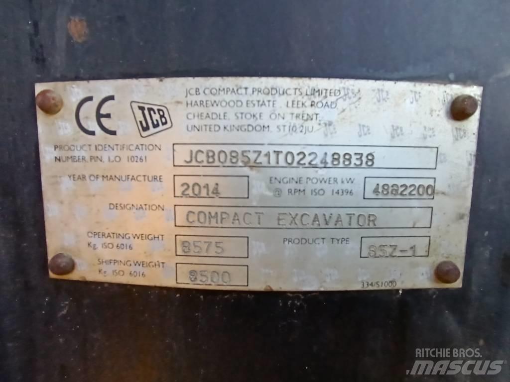 JCB 85 Z-1 Midikoparki  7t - 12t