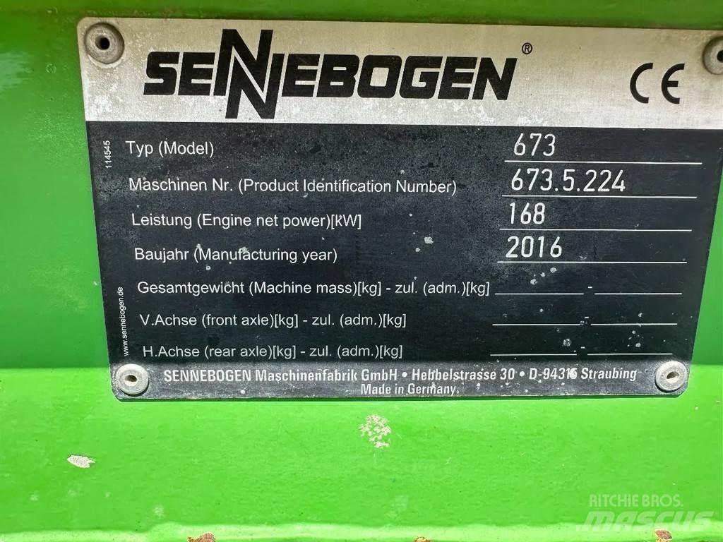Sennebogen 673R Żurawie gąsienicowe