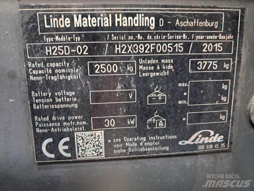 Linde H25D-02 Wózki Diesla