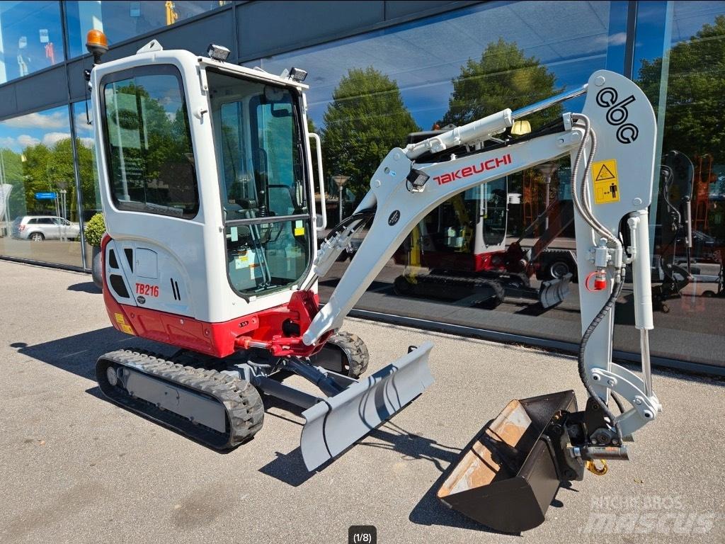 Takeuchi TB 216 Minikoparki