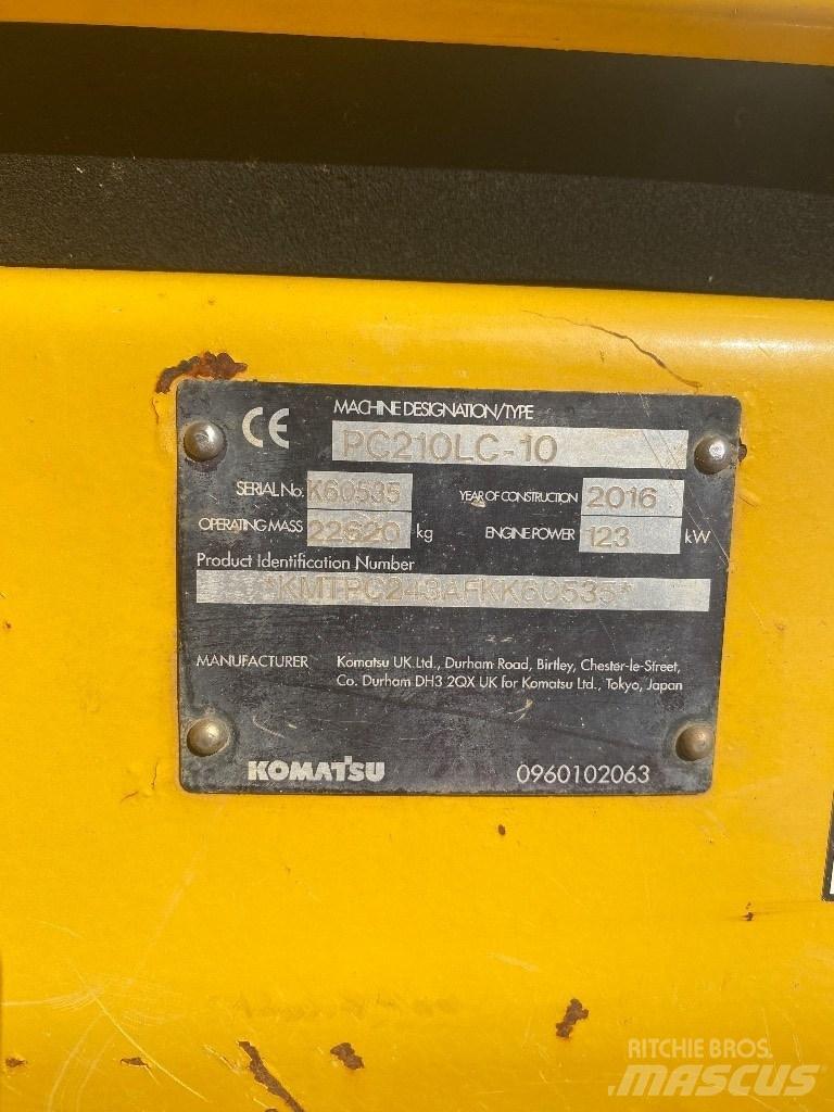 Komatsu PC 210 LC-10 Koparki gąsienicowe