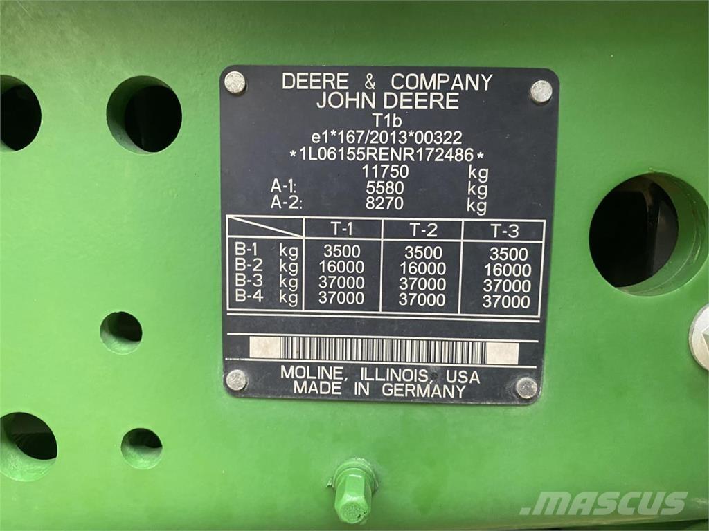 John Deere 6R 155 Ciągniki rolnicze