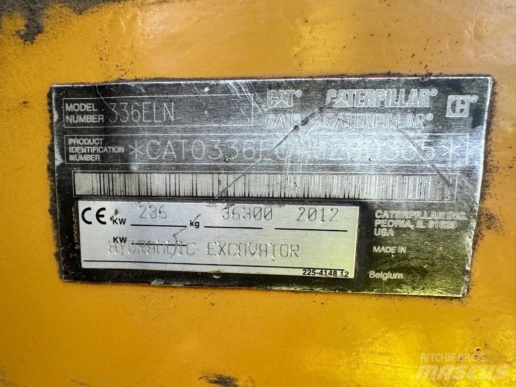 CAT 336 ELN Koparki gąsienicowe