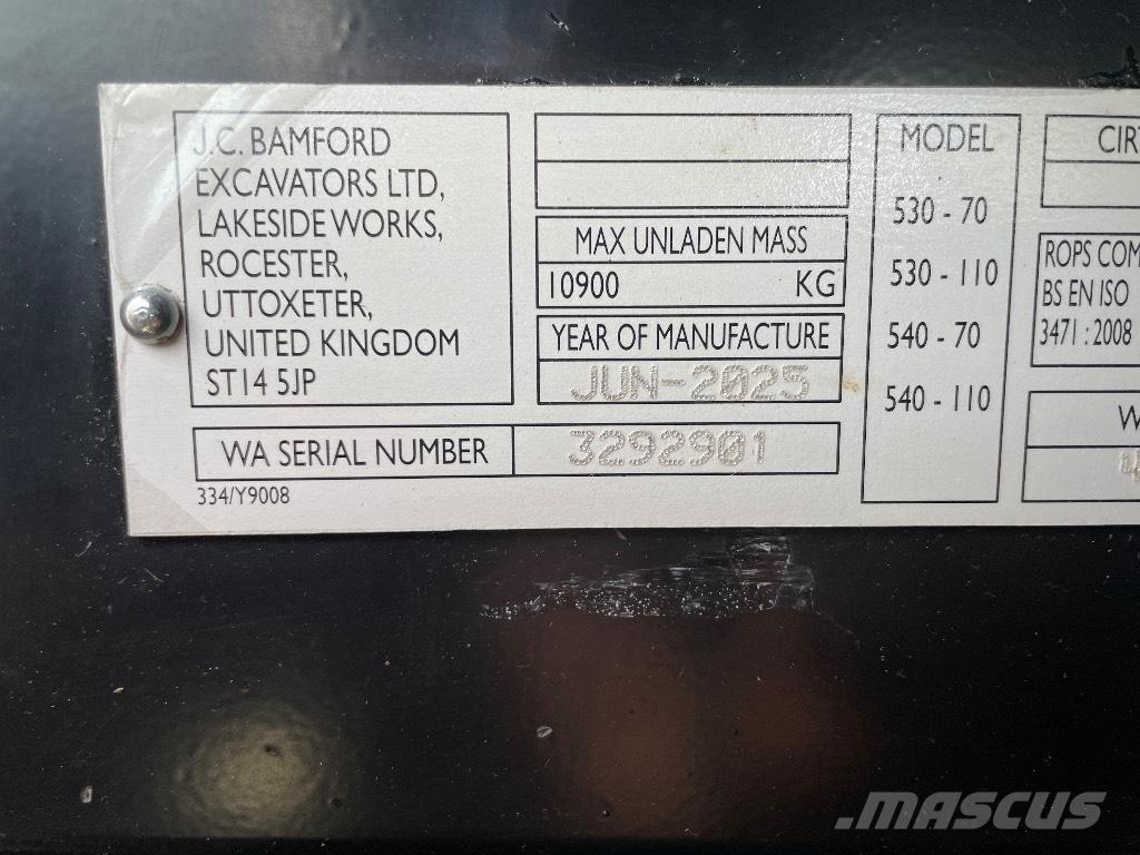 JCB 530-110 Hi Viz Ładowarki teleskopowe