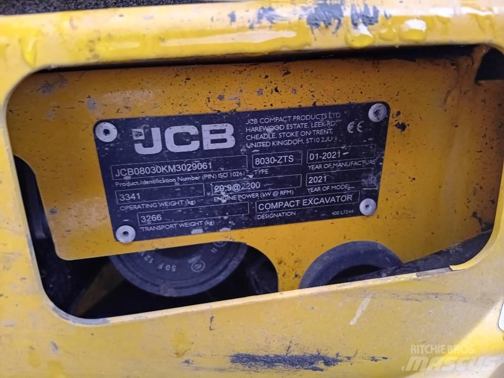JCB 8030 ZTS Minikoparki