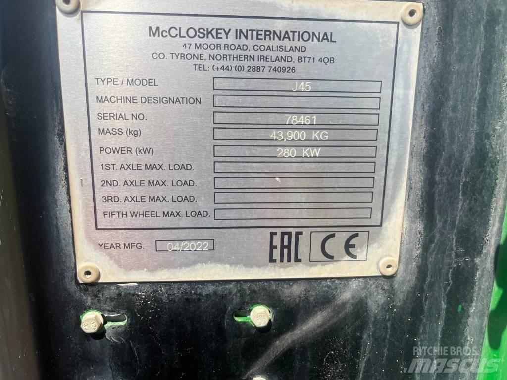 McCloskey J45 Kruszarki mobilne