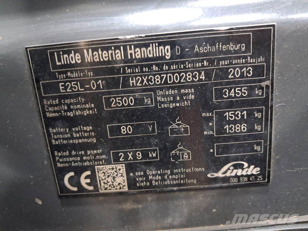 Linde E25L-01 Wózki elektryczne