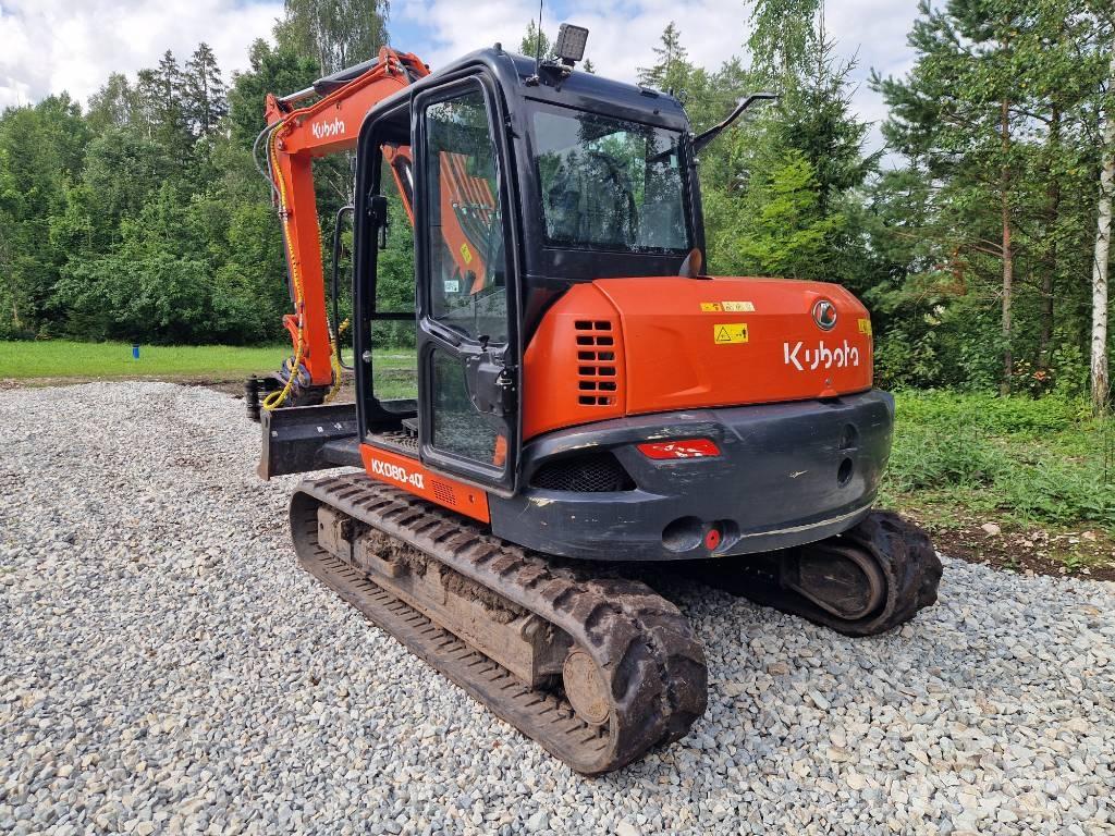 Kubota KX 080-4 Midikoparki  7t - 12t