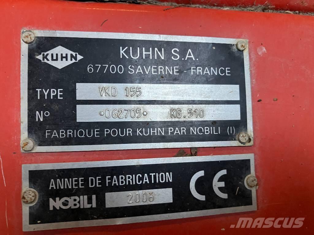Kuhn VKD 155 Kosiarki łąkowe i wykaszarki
