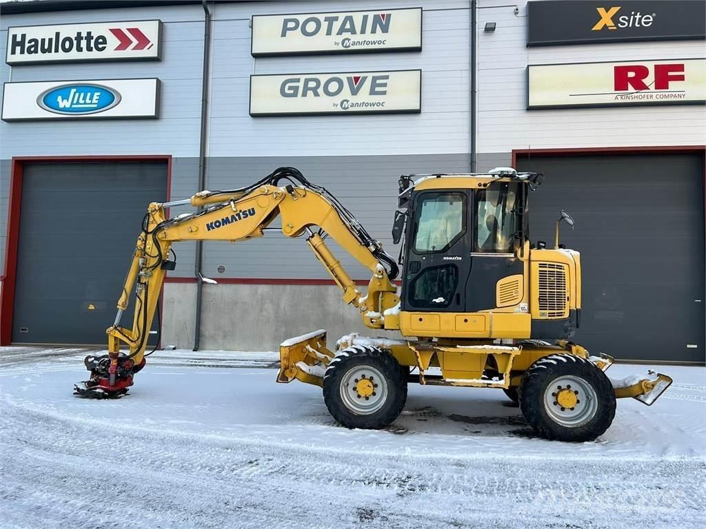 Komatsu PW118MR-8 Koparki kołowe