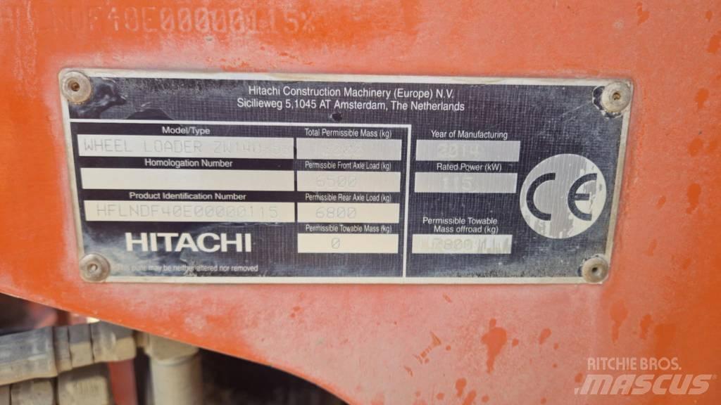 Hitachi ZW 140 Ładowarki kołowe