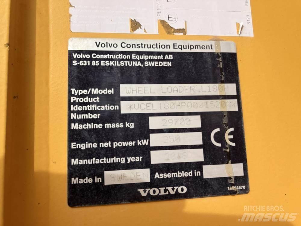 Volvo L180H Ładowarki kołowe