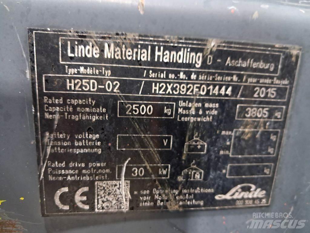 Linde H25D-02 Wózki Diesla