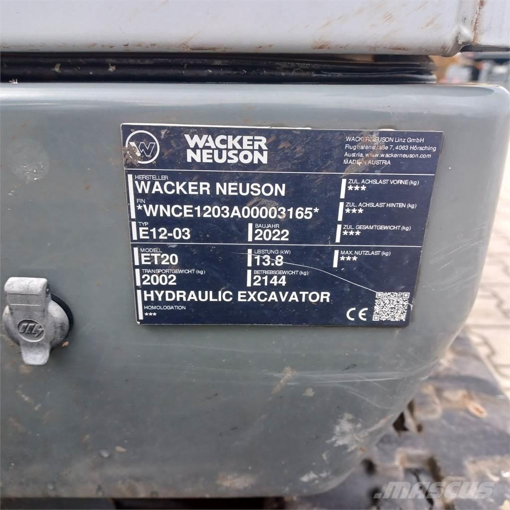 Wacker Neuson ET20 Koparki gąsienicowe