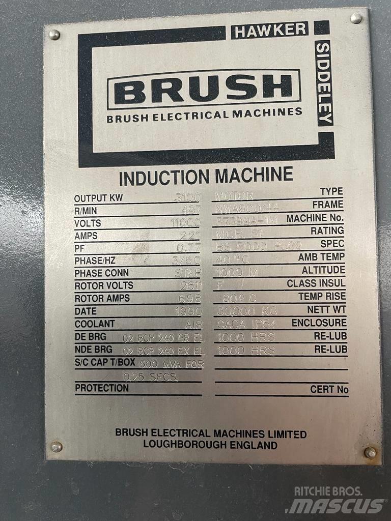  Brush 3100kW Motor Silniki i skrzynie