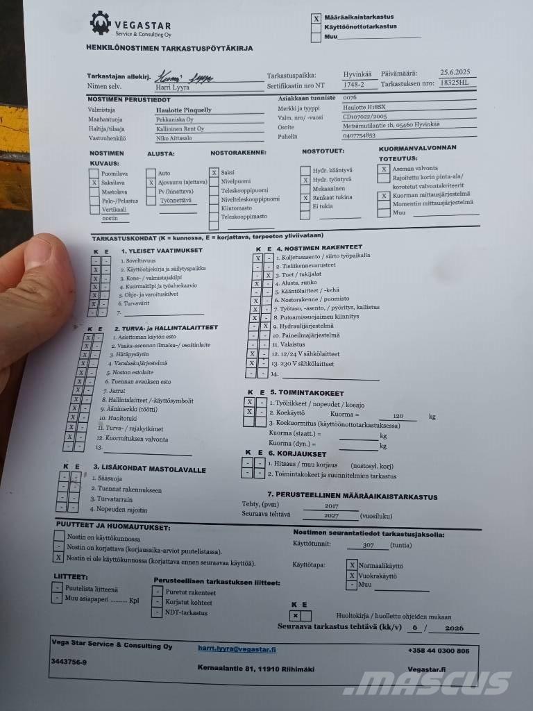 Haulotte H 18 SX Podnośniki nożycowe