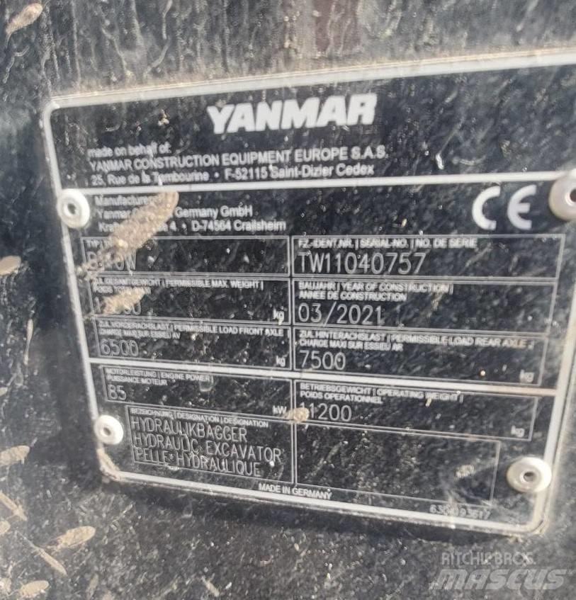 Yanmar B 110 W Koparki kołowe