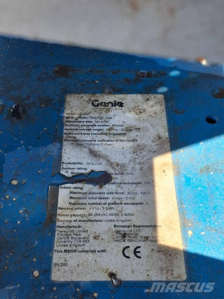 Genie GS4047 Podnośniki nożycowe