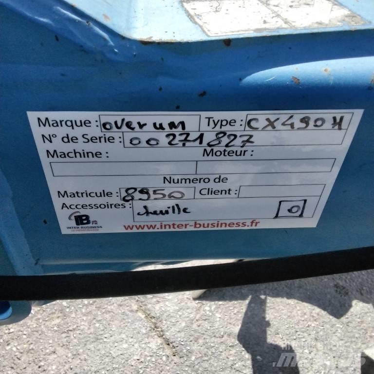 Överum CX 490H Pługi obrotowe