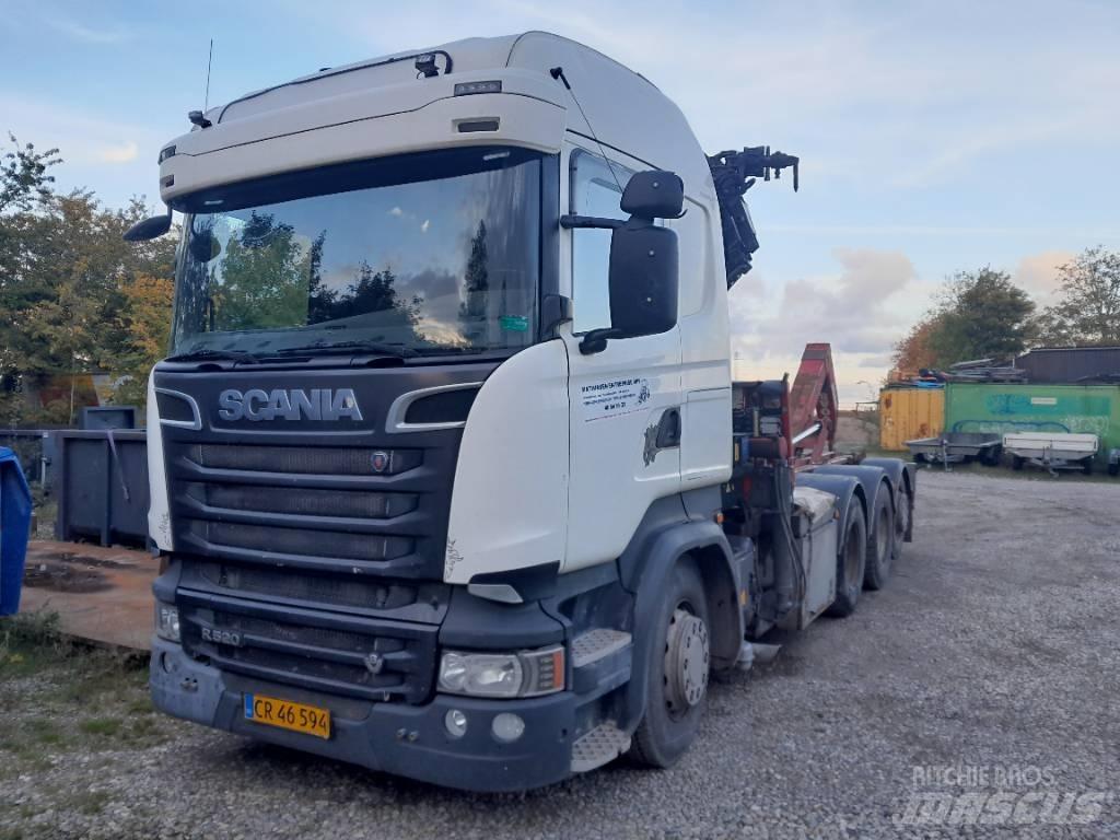 Scania R 520 Żurawie samochodowe