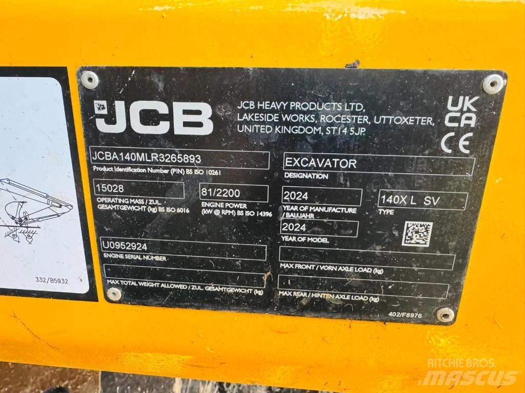 JCB 140 X Koparki gąsienicowe