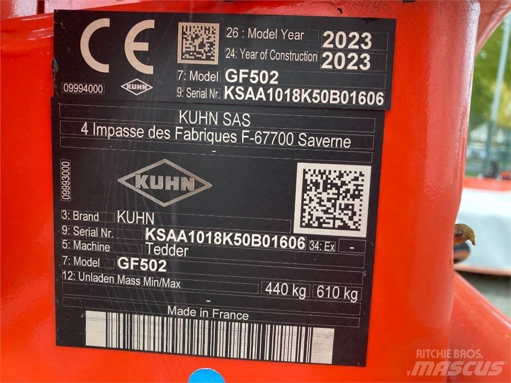 Kuhn GF 502 Zgrabiarki i przetrząsacze