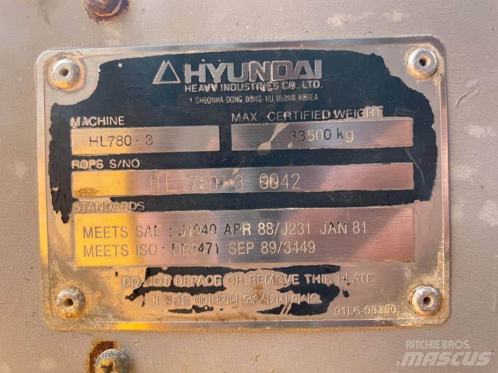 Hyundai HL 780-3 A Ładowarki kołowe