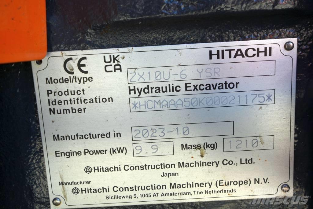 Hitachi ZX 10U-6 Minikoparki
