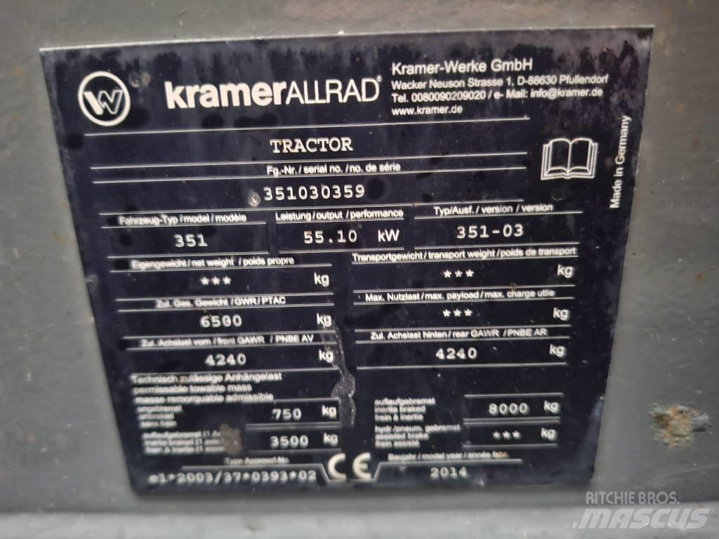 Kramer 580 Ładowarki kołowe