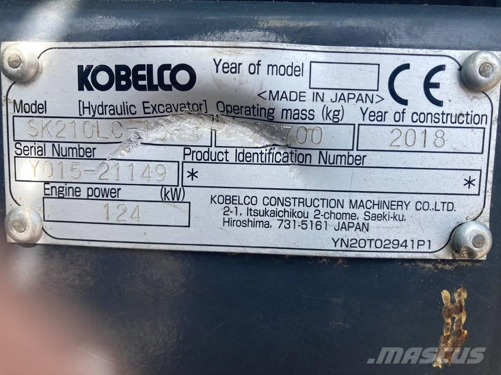 Kobelco SK 210 LC-10 Koparki gąsienicowe