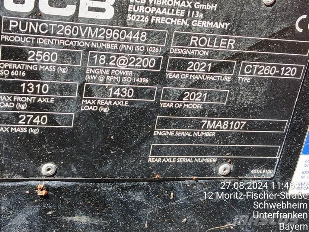 JCB CT260-120 Walce