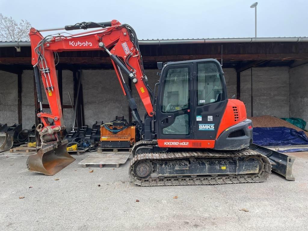 Kubota KX 080-4a2 Midikoparki  7t - 12t